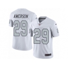 Men's Nike Oakland Raiders #29 David Amerson Limited White Rush NFL Jersey