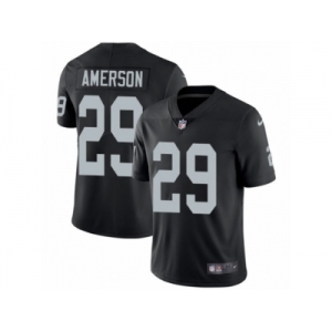 Men's Nike Oakland Raiders #29 David Amerson Vapor Untouchable Limited Black Team Color NFL Jersey