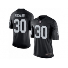 Men's Nike Oakland Raiders #30 Jalen Richard Limited Black Team Color NFL Jersey