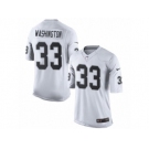 Men's Nike Oakland Raiders #33 DeAndre Washington Limited White NFL Jersey