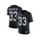 Men's Nike Oakland Raiders #33 DeAndre Washington Vapor Untouchable Limited Black Team Color NFL Jersey