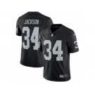 Men's Nike Oakland Raiders #34 Bo Jackson Vapor Untouchable Limited Black Team Color NFL Jersey