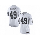 Men's Nike Oakland Raiders #49 Jamize Olawale Limited White NFL Jersey