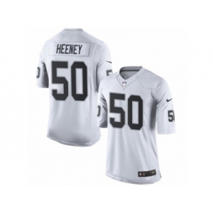Men's Nike Oakland Raiders #50 Ben Heeney Limited White NFL Jersey
