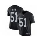 Men's Nike Oakland Raiders #51 Bruce Irvin Vapor Untouchable Limited Black Team Color NFL Jersey