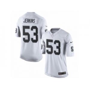 Men's Nike Oakland Raiders #53 Jelani Jenkins Limited White NFL Jersey