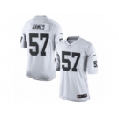 Men's Nike Oakland Raiders #57 Cory James Limited White NFL Jersey