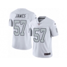 Men's Nike Oakland Raiders #57 Cory James Limited White Rush NFL Jersey