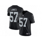 Men's Nike Oakland Raiders #57 Cory James Vapor Untouchable Limited Black Team Color NFL Jersey