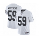 Men's Nike Oakland Raiders #59 Tahir Whitehead White Vapor Untouchable Limited Player NFL Jersey