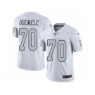 Men's Nike Oakland Raiders #70 Kelechi Osemele Limited White Rush NFL Jersey