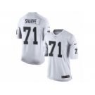 Men's Nike Oakland Raiders #71 David Sharpe Limited White NFL Jersey