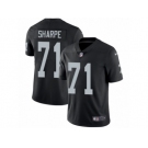 Men's Nike Oakland Raiders #71 David Sharpe Vapor Untouchable Limited Black Team Color NFL Jersey