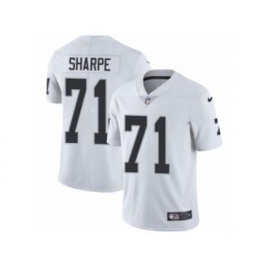 Men's Nike Oakland Raiders #71 David Sharpe Vapor Untouchable Limited White NFL Jersey