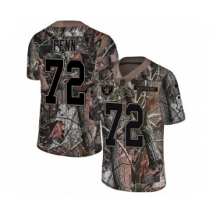 Men's Nike Oakland Raiders #72 Donald Penn Limited Camo Rush Realtree NFL Jersey