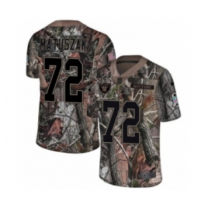 Men's Nike Oakland Raiders #72 John Matuszak Limited Camo Rush Realtree NFL Jersey