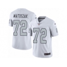 Men's Nike Oakland Raiders #72 John Matuszak Limited White Rush NFL Jersey