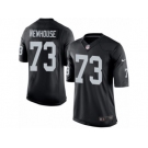 Men's Nike Oakland Raiders #73 Marshall Newhouse Limited Black Team Color NFL Jersey