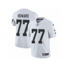 Men's Nike Oakland Raiders #77 Austin Howard Vapor Untouchable Limited White NFL Jersey