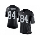 Men's Nike Oakland Raiders #84 Cordarrelle Patterson Limited Black Team Color NFL Jersey