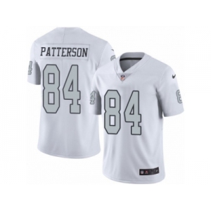 Men's Nike Oakland Raiders #84 Cordarrelle Patterson Limited White Rush NFL Jersey