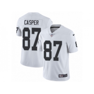 Men's Nike Oakland Raiders #87 Dave Casper Vapor Untouchable Limited White NFL Jersey