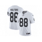 Men's Nike Oakland Raiders #88 Clive Walford Vapor Untouchable Limited White NFL Jersey