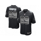 Men's Nike Oakland Raiders #89 Amari Cooper Limited Black Strobe NFL Jersey