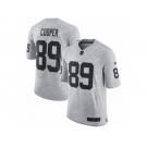 Men's Nike Oakland Raiders #89 Amari Cooper Limited Gray Gridiron II NFL Jersey