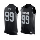 Men's Nike Oakland Raiders #99 Arden Key Limited Black Player Name & Number Tank Top NFL Jersey