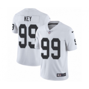 Men's Nike Oakland Raiders #99 Arden Key White Vapor Untouchable Limited Player NFL Jersey