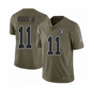 Men's Oakland Raiders #11 Henry Ruggs III Las Vegas Raiders Limited Green 2017 Salute to Service Jersey