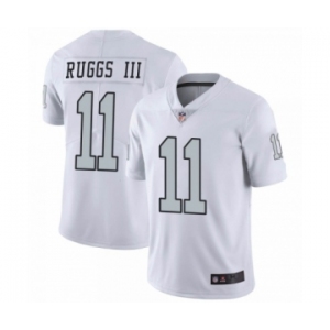 Men's Oakland Raiders #11 Henry Ruggs III Las Vegas Raiders Limited White Color Rush Jersey