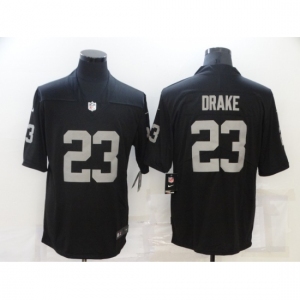 Men's Oakland Raiders #23 Kenyan Drake Nike Black Player Limited Jersey