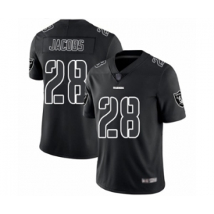 Men's Oakland Raiders #28 Josh Jacobs Black Impact Limited Football Jersey