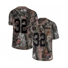 Men's Oakland Raiders #32 Marcus Allen Limited Camo Rush Realtree Football Jersey