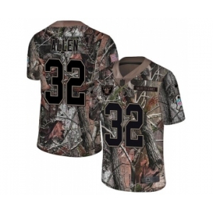 Men's Oakland Raiders #32 Marcus Allen Limited Camo Rush Realtree Football Jersey