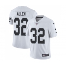 Men's Oakland Raiders #32 Marcus Allen White Vapor Untouchable Limited Player Football Jersey