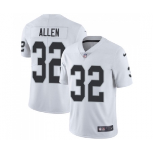 Men's Oakland Raiders #32 Marcus Allen White Vapor Untouchable Limited Player Football Jersey