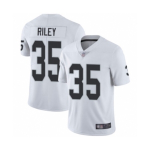 Men's Oakland Raiders #35 Curtis Riley White Vapor Untouchable Limited Player Football Jersey