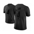 Men's Oakland Raiders #4 Derek Carr Limited Black City Edition Football Jersey