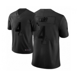 Men's Oakland Raiders #4 Derek Carr Limited Black City Edition Football Jersey