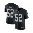 Men's Oakland Raiders #52 Marquel Lee Black Team Color Vapor Untouchable Limited Player Football Jersey