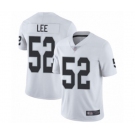 Men's Oakland Raiders #52 Marquel Lee White Vapor Untouchable Limited Player Football Jersey