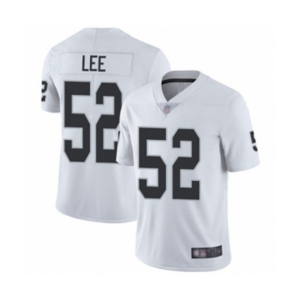 Men's Oakland Raiders #52 Marquel Lee White Vapor Untouchable Limited Player Football Jersey