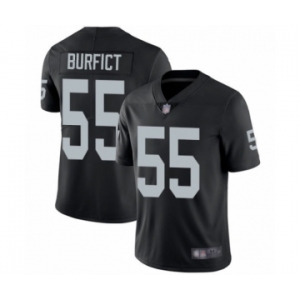 Men's Oakland Raiders #55 Vontaze Burfict Black Team Color Vapor Untouchable Limited Player Football Jersey