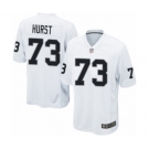 Men's Oakland Raiders #73 Maurice Hurst Game White Football Jersey