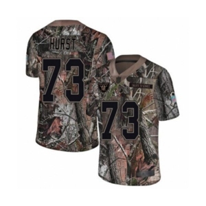 Men's Oakland Raiders #73 Maurice Hurst Limited Camo Rush Realtree Football Jersey