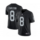 Men's Oakland Raiders #8 Daniel Carlson Black Team Color Vapor Untouchable Limited Player Football Jersey