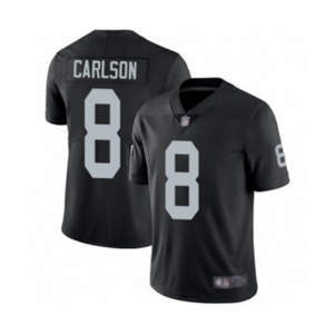 Men's Oakland Raiders #8 Daniel Carlson Black Team Color Vapor Untouchable Limited Player Football Jersey